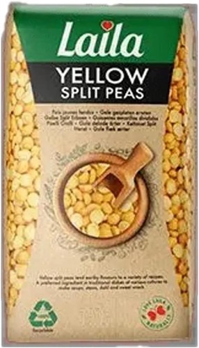 Laila yellow split peas - split, peas,