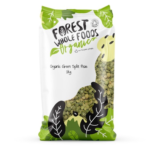 Organic green split - split,