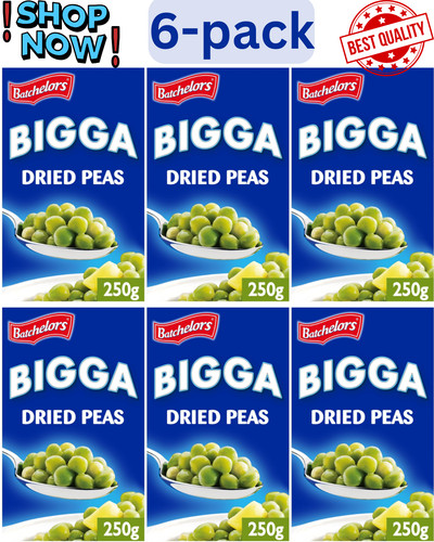 Batchelors bigga dried peas - peas, 6