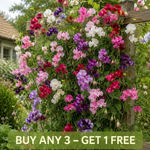 Sweet pea seeds multiflora - sweet,